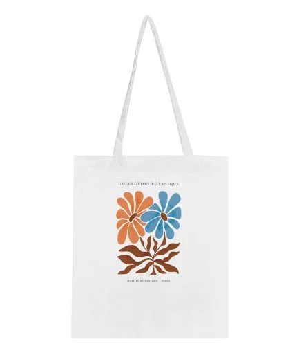 Tote Bag Botanique – Affiche Florale Vintage