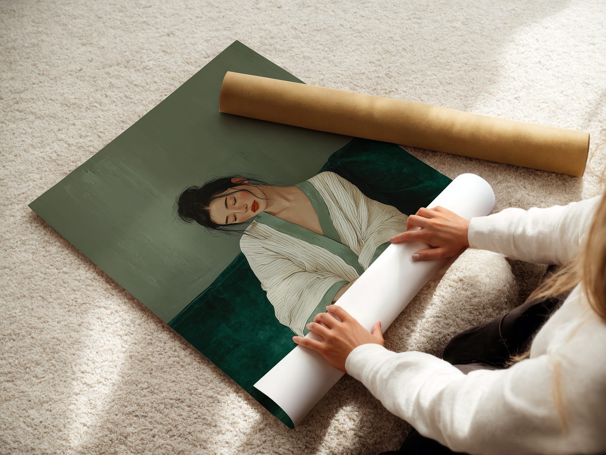 Toutunsecret_MOCKUP_SoftLife_Lecture_Rolled_Poster Softlife lecture rolled poster