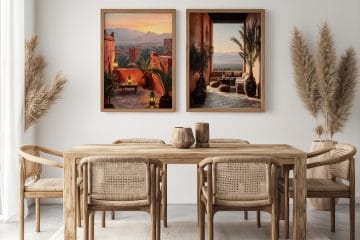 La décoration marocaine moderne affiche maroc