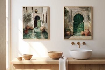Affiches Maroc pour une décoration murale chaleureuse inspirée des riads et souks