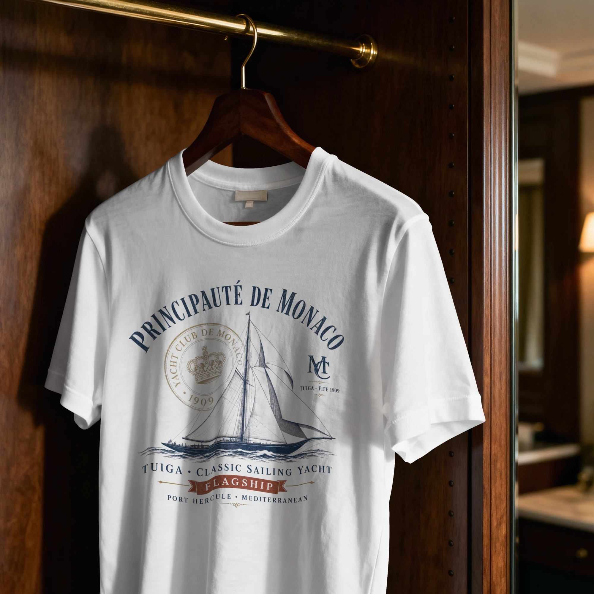 t-shirt-monaco-yacht-club-white-mockup-studio Mockup studio t-shirt Monaco Yacht Club blanc