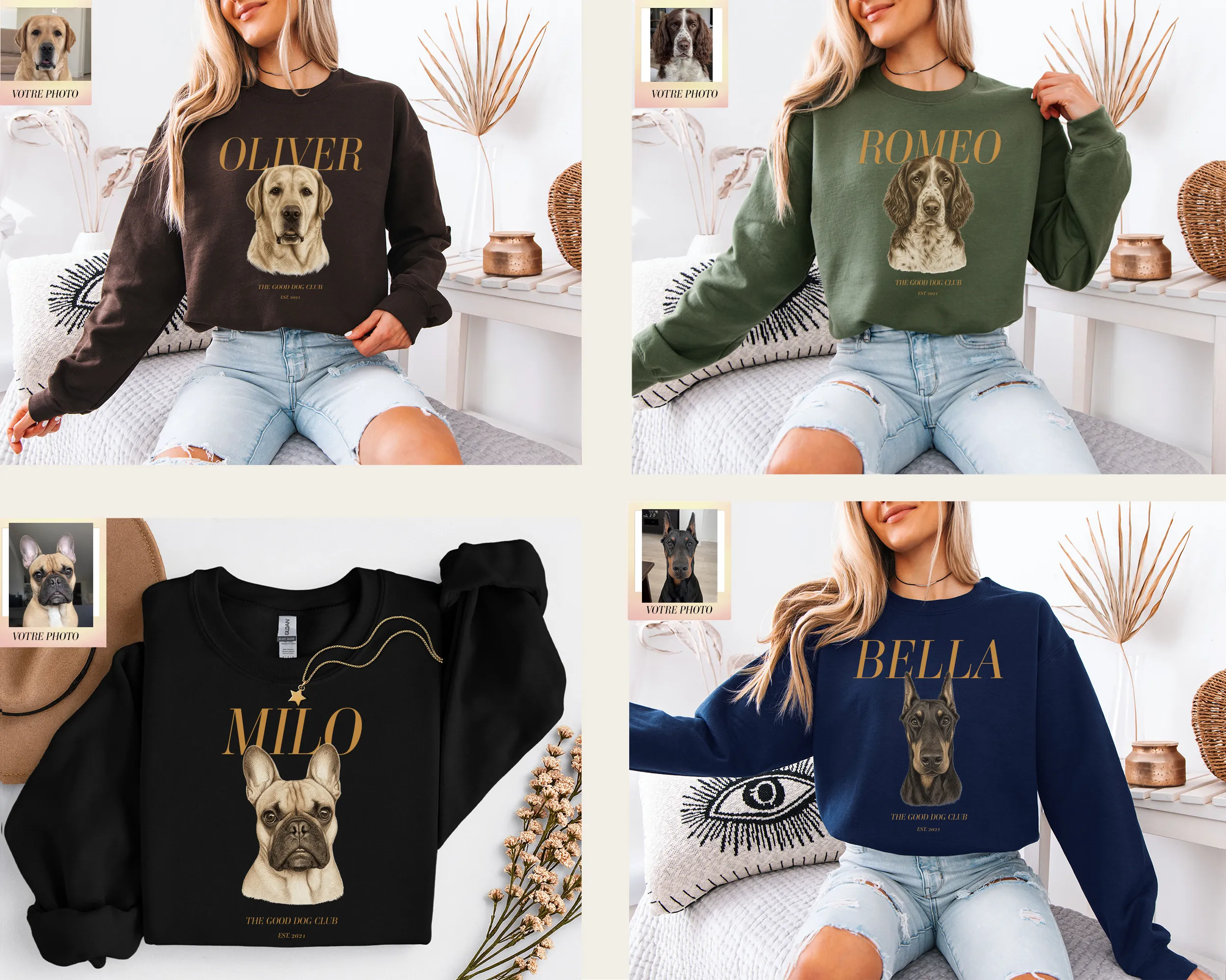 sweat-chien-personalie-variations Sweatshirt personnalisé chien Tout Un Secret